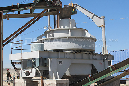 river stone crushing and sand making