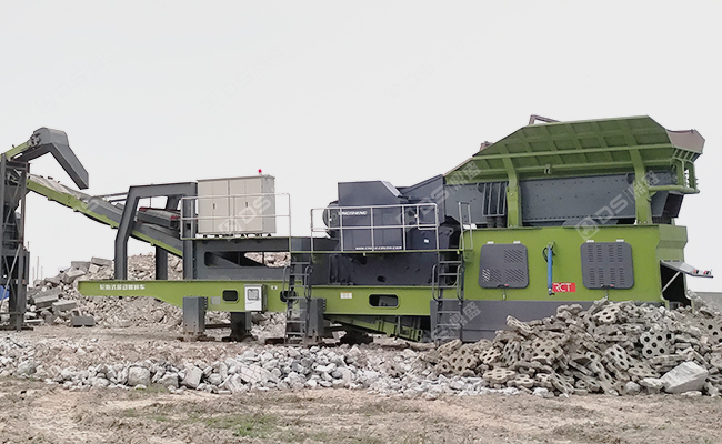 Mobile Jaw Crushing Plant