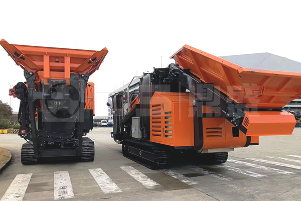 Tracked Jaw Crusher and Scalping Plant