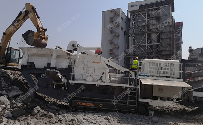 Crawler Mobile Crushing Screening Plant