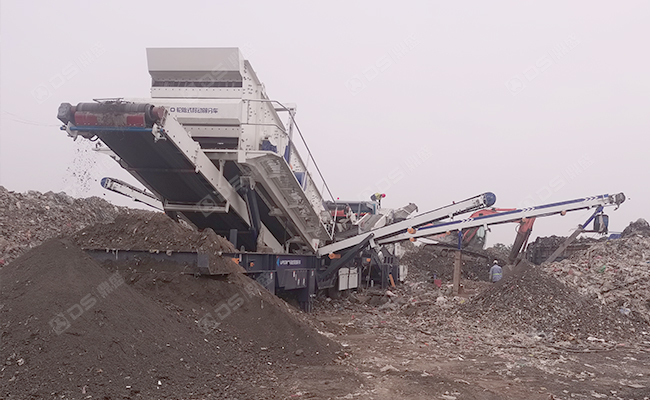 Mobile Construction Waste Crusher