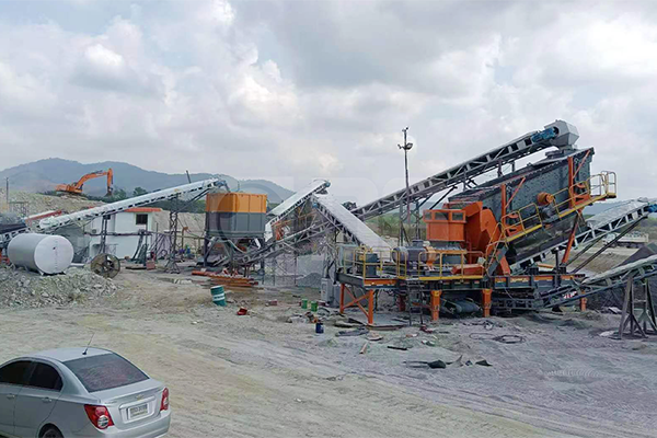 Mobile Aggregate Production Line for Granite