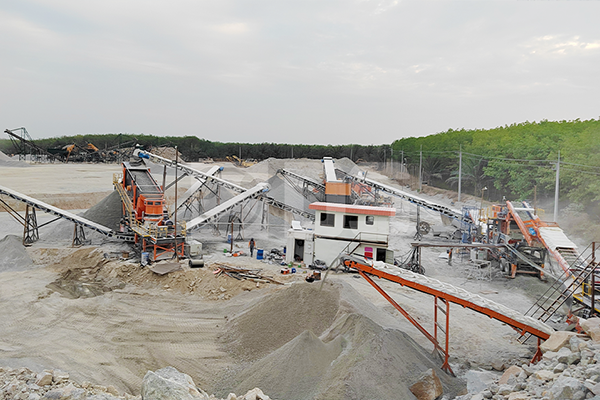 Mobile Aggregate Production Line for Granite