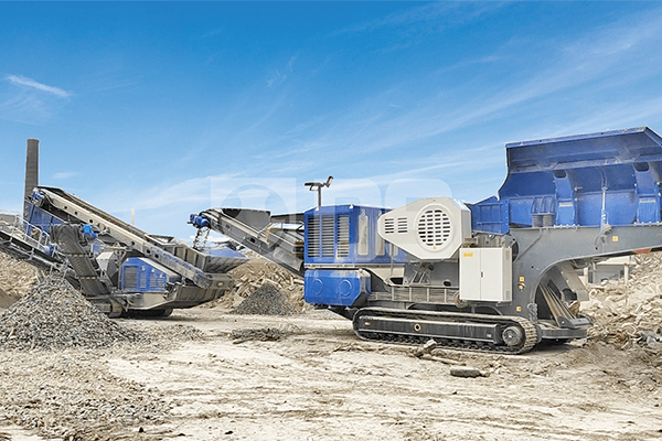 Mobile Crushing Screening Plant for CDW Recycling