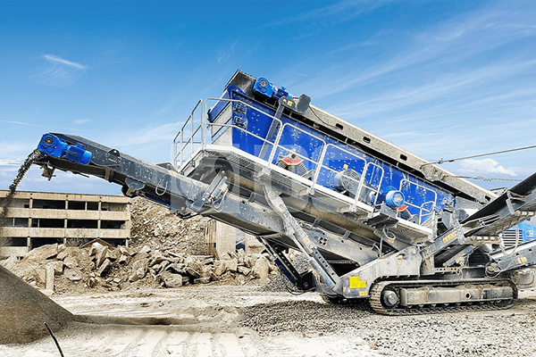 Mobile Crushing Screening Plant for CDW Recycling