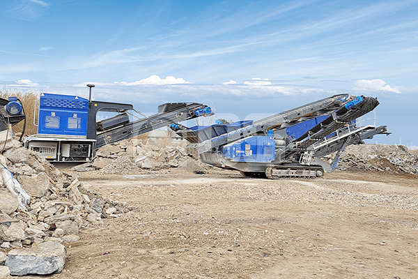 Mobile Crushing Screening Plant for CDW Recycling