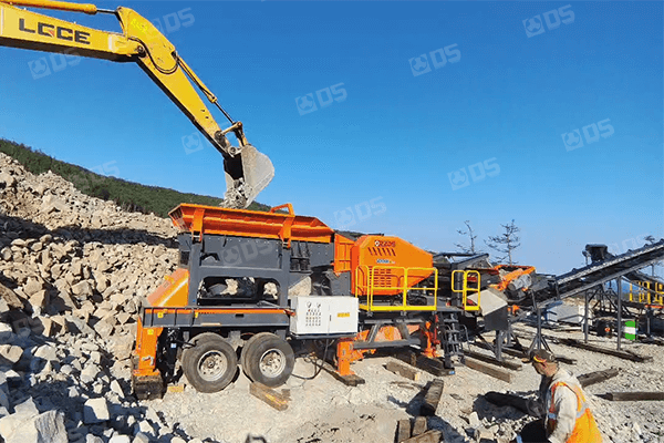 Wheeled Crushing Plant for Granite and Diabase