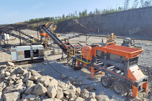 Wheeled Crushing Plant for Granite and Diabase