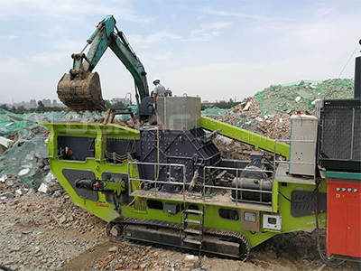 Construction Waste Portable Crushing Station Protect Urban Environment Effectively