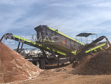 China Popular Self-propelled Stone Processing Plant